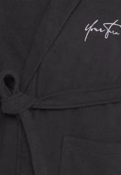 YOURTURN Uomo Accappatoio - Black/purple -Sconto YOURTURN in Italia 74205a5e74e04afd9c650b244158881d