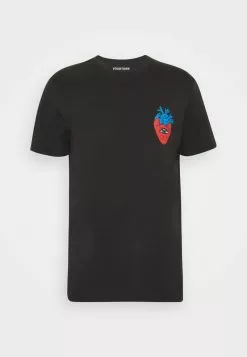 YOURTURN UNISEX - T-shirt Con Stampa - Black