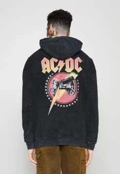 YOURTURN ACDC SWEAT UNISEX - Felpa Con Cappuccio - Black -Sconto YOURTURN in Italia 7887624b3e2f41c49f18c652ced27312