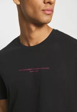 YOURTURN T-shirt Con Stampa - Black, Unisex -Sconto YOURTURN in Italia 7942d837bbd44b27ba98745369f7b145