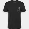 YOURTURN STAR SIGN LOGO UNISEX - T-shirt Con Stampa - Black -Sconto YOURTURN in Italia 79f4367c86cd4898b2cd53ece4b59fd2