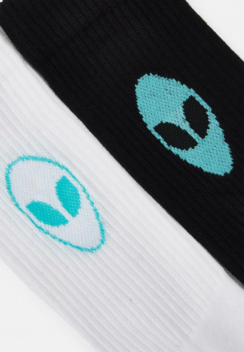 YOURTURN 3 PACK - Calze - White/black/neon Blue, Uomo 6 YOURTURN 3 PACK - Calze - White/black/neon Blue, Uomo - immagine 4