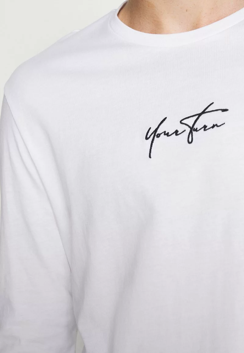 YOURTURN UNISEX - Maglietta A Manica Lunga - White 8 YOURTURN UNISEX - Maglietta A Manica Lunga - White - immagine 6