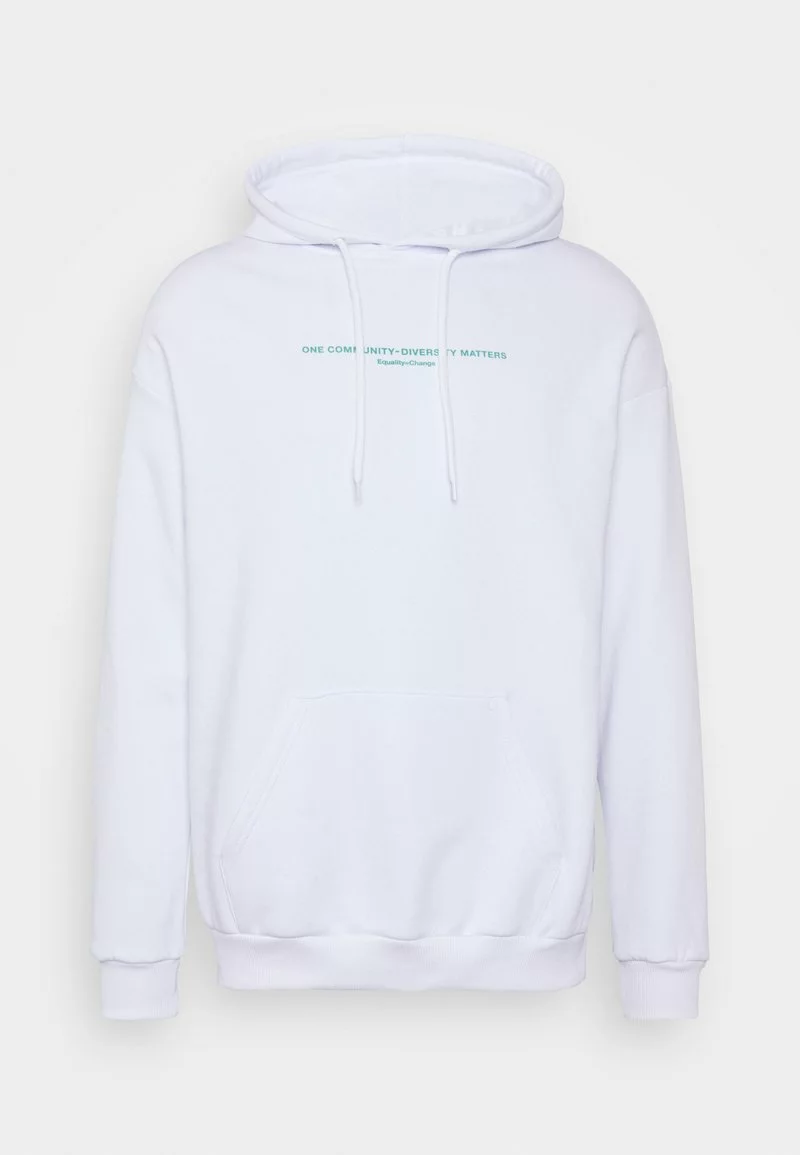 YOURTURN UNISEX - Felpa Con Cappuccio - White 8 YOURTURN UNISEX - Felpa Con Cappuccio - White - immagine 6