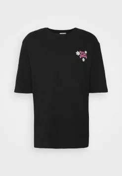 YOURTURN GRAPHIC T-SHIRT UNISEX - T-shirt Con Stampa - Black