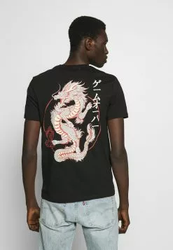 YOURTURN UNISEX - T-shirt Con Stampa - Black