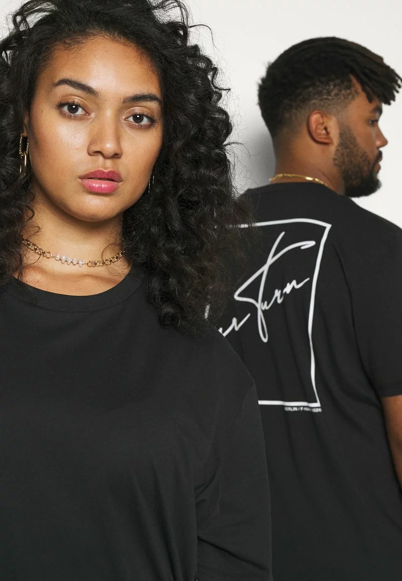 YOURTURN UNISEX - T-shirt Con Stampa - Black 6 YOURTURN UNISEX - T-shirt Con Stampa - Black - immagine 4