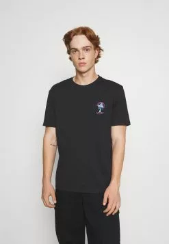 YOURTURN UNISEX - T-shirt Con Stampa - Black