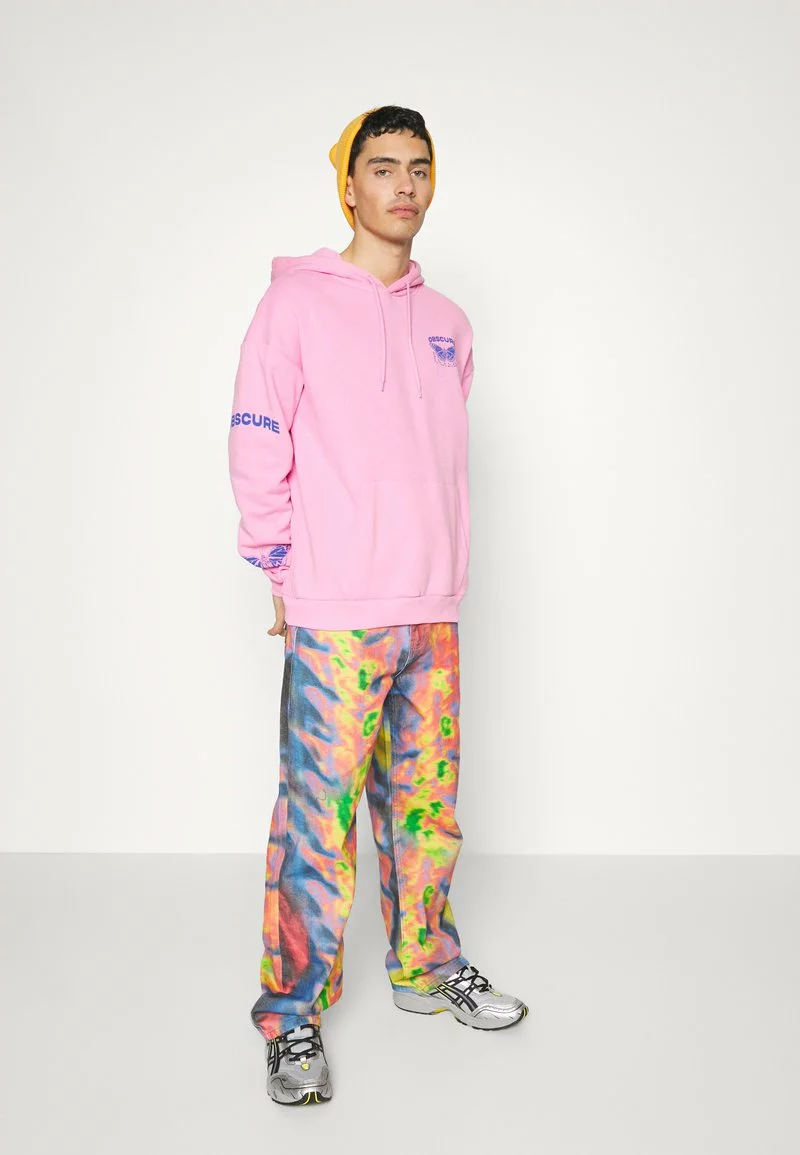 YOURTURN BUTTERFLIES HOODIE - Felpa Con Cappuccio - Pink, Unisex 4 YOURTURN BUTTERFLIES HOODIE - Felpa Con Cappuccio - Pink, Unisex - immagine 2