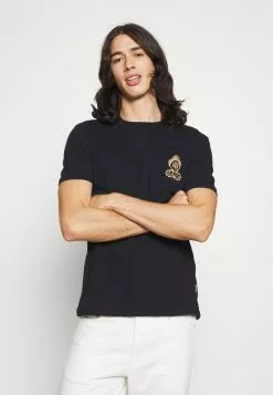 YOURTURN UNISEX - T-shirt Con Stampa - Black/yellow