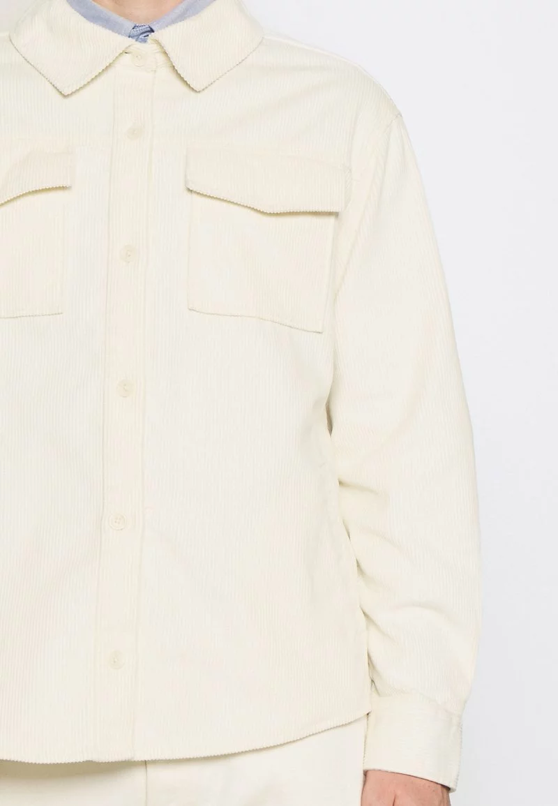 YOURTURN CORDUROY OVERSHIRT UNISEX - Giacca Leggera - Off-white 7 YOURTURN CORDUROY OVERSHIRT UNISEX - Giacca Leggera - Off-white - immagine 5
