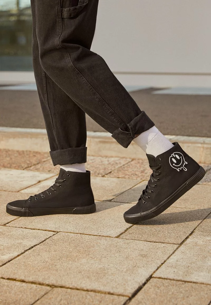 YOURTURN UNISEX - Sneakers Alte - Black 6 YOURTURN UNISEX - Sneakers Alte - Black - immagine 4