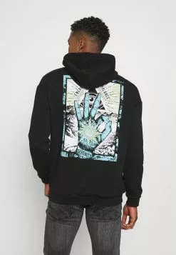 YOURTURN UNISEX - Felpa Con Cappuccio - Black -Sconto YOURTURN in Italia 92e79f149261488392a153f8c880e02e