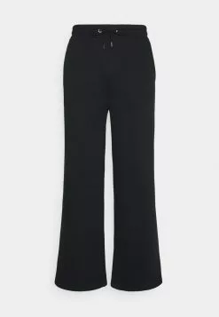 YOURTURN WIDE LEG UNISEX - Pantaloni - Black