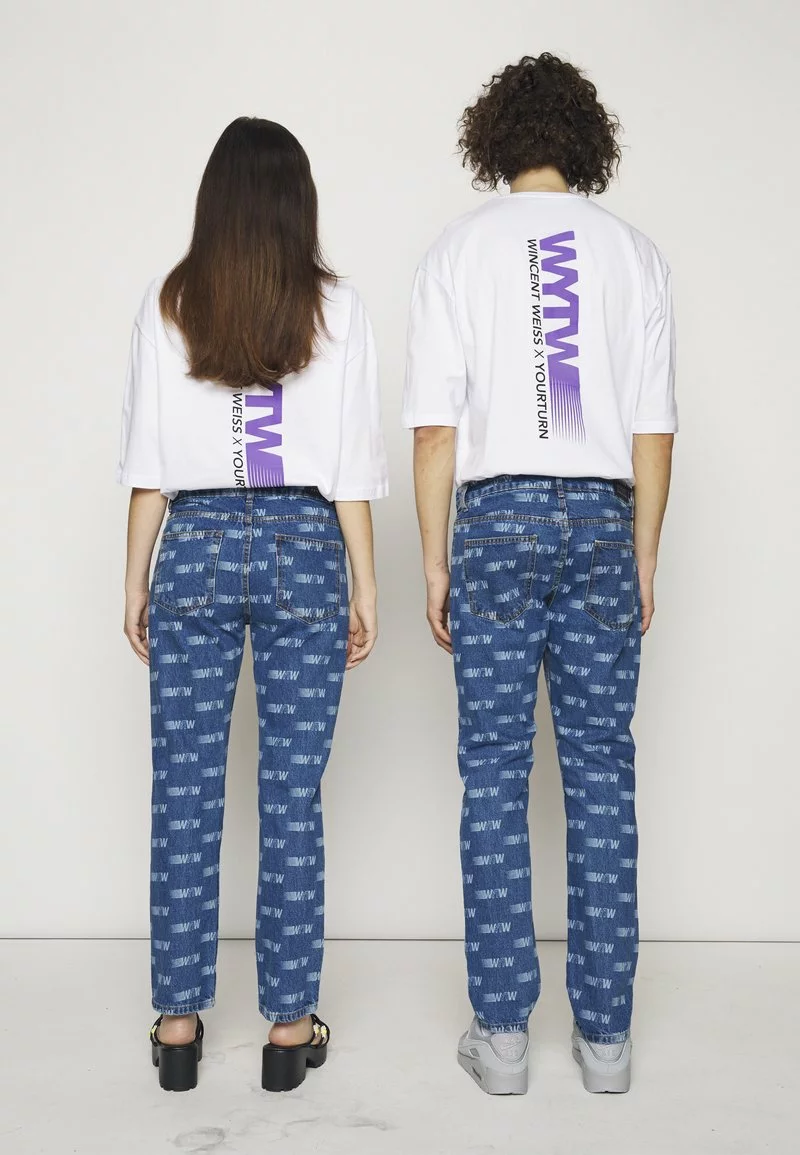 YOURTURN WINCENT WEISS UNISEX - Jeans A Sigaretta - Blue Denim 7 YOURTURN WINCENT WEISS UNISEX - Jeans A Sigaretta - Blue Denim - immagine 5