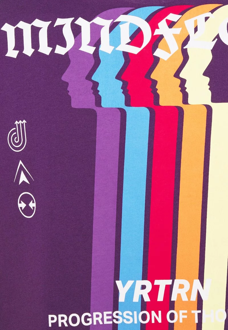 YOURTURN UNISEX - T-shirt Con Stampa - Purple 8 YOURTURN UNISEX - T-shirt Con Stampa - Purple - immagine 6