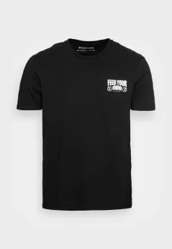 YOURTURN FEED YOUR SOUL TEE UNISEX - T-shirt Con Stampa - Black 10 YOURTURN FEED YOUR SOUL TEE UNISEX - T-shirt Con Stampa - Black -Sconto YOURTURN in Italia 9ff7d4f5eb2843b4894912a88f53e726