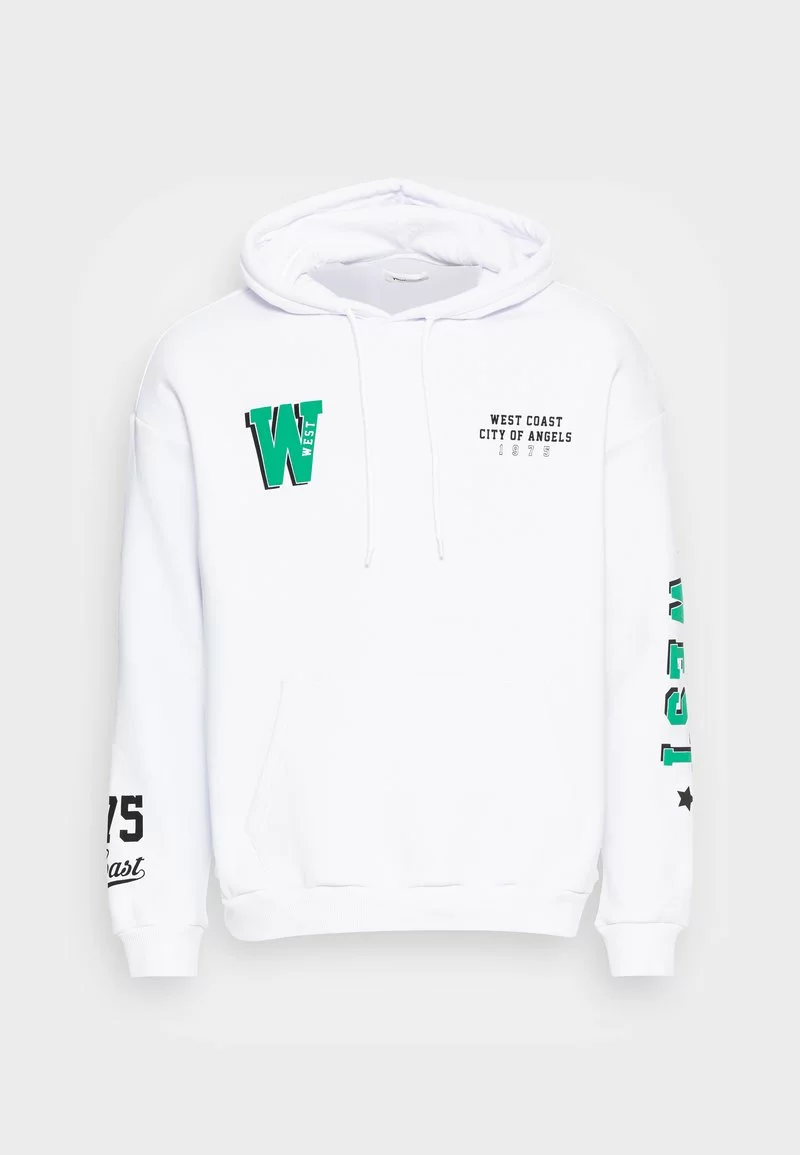 YOURTURN UNISEX - Felpa Con Cappuccio - White 6 YOURTURN UNISEX - Felpa Con Cappuccio - White - immagine 4