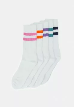 YOURTURN 5 PACK - Calze - White/multicoloured, Uomo