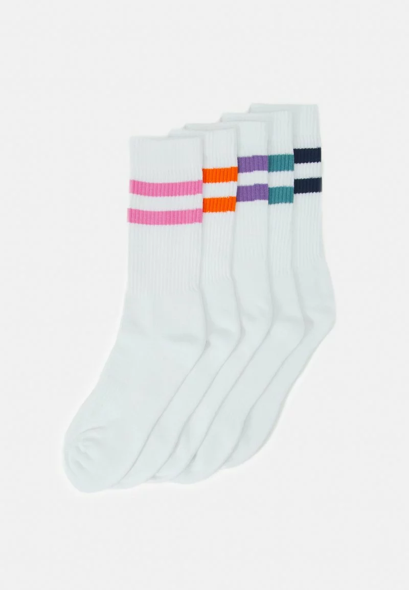 YOURTURN 5 PACK - Calze - White/multicoloured, Uomo 3 YOURTURN 5 PACK - Calze - White/multicoloured, Uomo