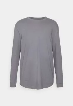 YOURTURN Maglietta A Manica Lunga - Grey, Unisex