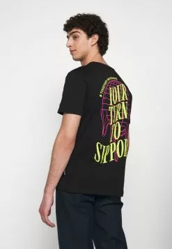 YOURTURN T-shirt Con Stampa - Black, Unisex