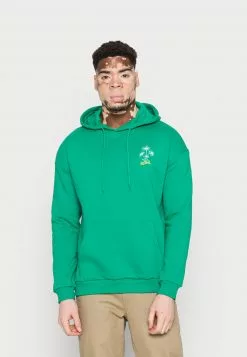 YOURTURN FLOWERS HOODIE UNISEX - Felpa Con Cappuccio - Green