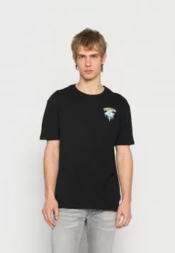 YOURTURN PATCH GRAPHIC T-SHIRT UNISEX - T-shirt Con Stampa - Black -Sconto YOURTURN in Italia a67f2fd5096c4f79a871743879ff3374