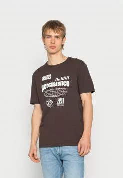 YOURTURN PERCISTENCE GRAPHIC T-SHIRT UNISEX - T-shirt Con Stampa - Brown