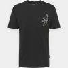 YOURTURN STAR SIGN LOGO UNISEX - T-shirt Con Stampa - Black -Sconto YOURTURN in Italia ab0711f809e2424dbc0d26d5af465357