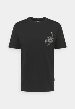 YOURTURN STAR SIGN LOGO UNISEX - T-shirt Con Stampa - Black