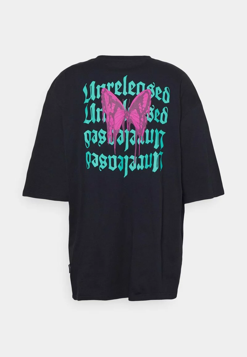 YOURTURN TUNRELEASED BUTTERFLY TEE - T-shirt Con Stampa - Black, Unisex 4 YOURTURN TUNRELEASED BUTTERFLY TEE - T-shirt Con Stampa - Black, Unisex - immagine 2