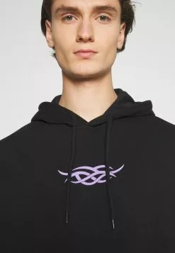 YOURTURN UNISEX - Felpa Con Cappuccio - Black -Sconto YOURTURN in Italia ab88170ed17c46f29f62c7665f3491ec