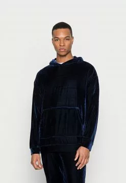 YOURTURN FESTIVE HOODIE UNISEX - Felpa Con Cappuccio - Dark Blue