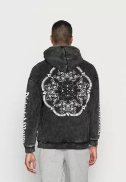 YOURTURN BANDANA PRINT HOODIE - Felpa Con Cappuccio - Black, Unisex -Sconto YOURTURN in Italia acd684e09814498cbacaecca92225f76