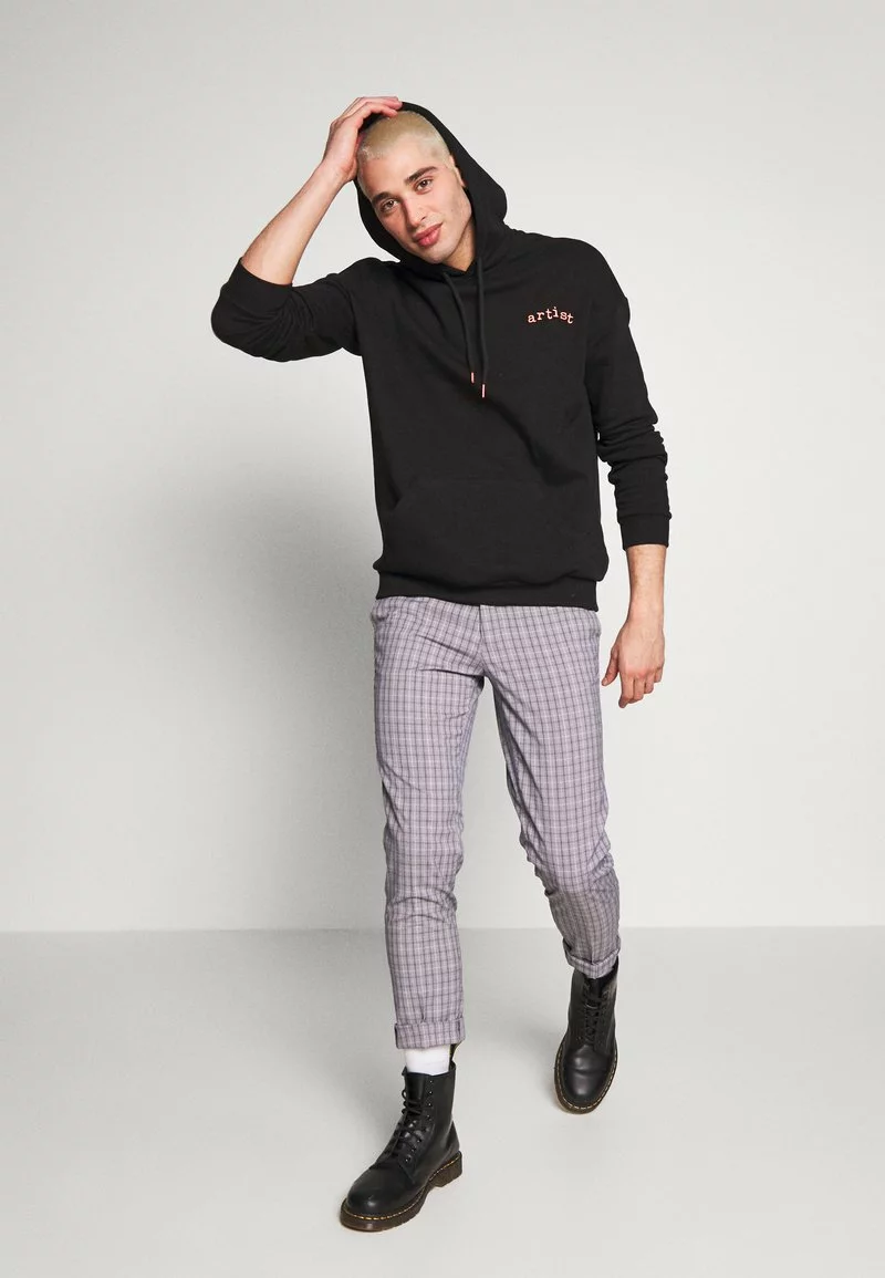 YOURTURN Felpa Con Cappuccio - Black, Unisex 4 YOURTURN Felpa Con Cappuccio - Black, Unisex - immagine 2