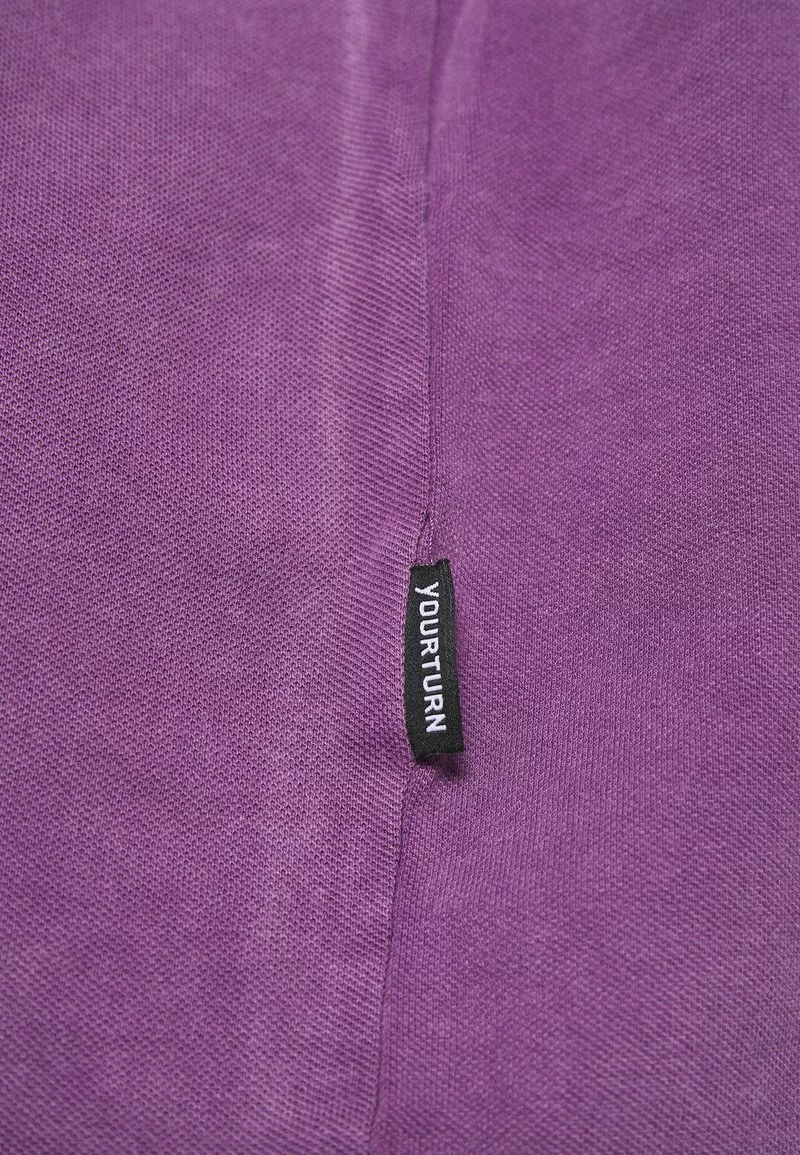 YOURTURN UNISEX - T-shirt Basic - Purple 8 YOURTURN UNISEX - T-shirt Basic - Purple - immagine 6