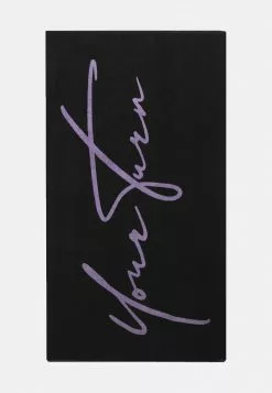 YOURTURN Uomo BEACH TOWEL 180x100CM 500 GSM - Asciugamano - Black/purple