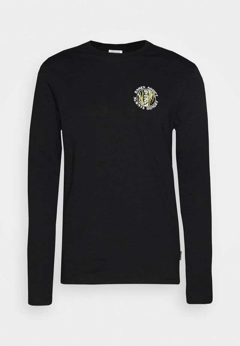 YOURTURN Unisex Maglietta A Manica Lunga - Black 6 YOURTURN Unisex Maglietta A Manica Lunga - Black - immagine 4