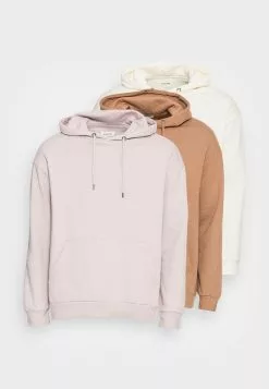 YOURTURN UNISEX 3 PACK - Felpa Con Cappuccio - Brown Lilac Off White -Sconto YOURTURN in Italia bab16f3fb32542dd8d840e4c81759745