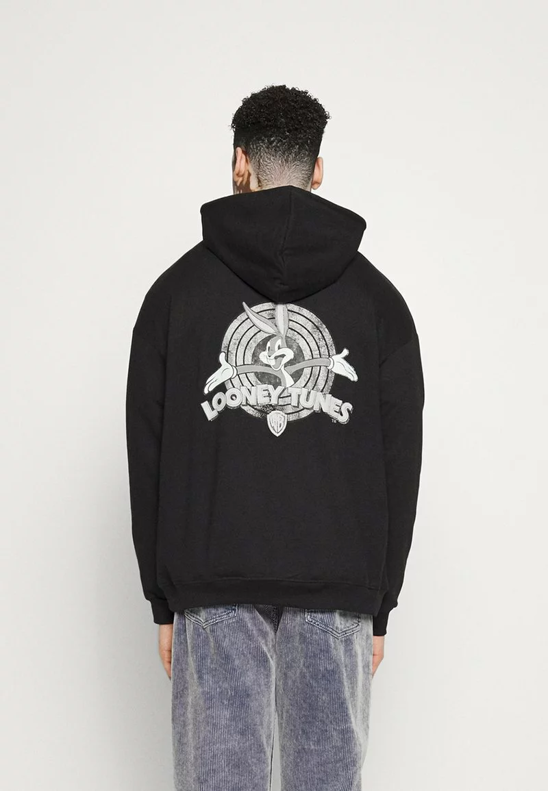 YOURTURN UNISEX LOONEY TUNES SWEAT - Felpa Con Cappuccio - Black 3 YOURTURN UNISEX LOONEY TUNES SWEAT - Felpa Con Cappuccio - Black