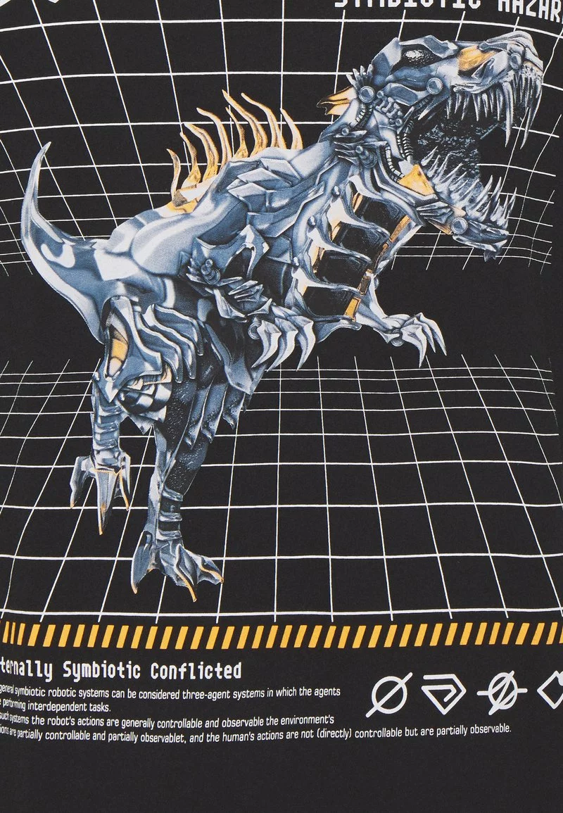 YOURTURN UNISEX - T-shirt Con Stampa - Black 9 YOURTURN UNISEX - T-shirt Con Stampa - Black - immagine 7