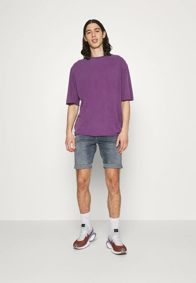 YOURTURN UNISEX - T-shirt Basic - Purple 4 YOURTURN UNISEX - T-shirt Basic - Purple - immagine 2