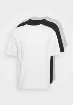 YOURTURN 3 PACK UNISEX - T-shirt Basic - Black/light Grey/white -Sconto YOURTURN in Italia c411850a0b8a439bac75b0aaae65510a