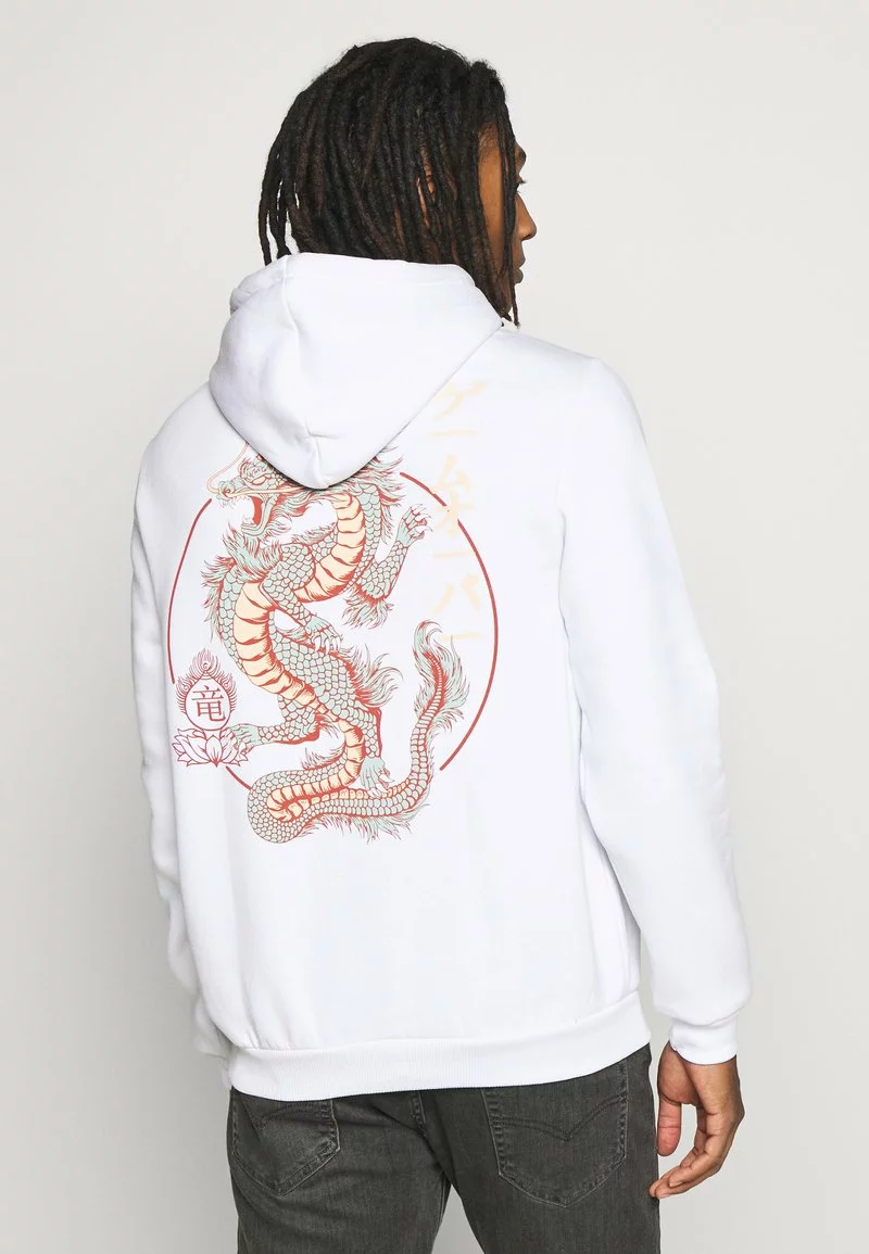 YOURTURN Felpa Con Cappuccio - White, Unisex 3 YOURTURN Felpa Con Cappuccio - White, Unisex