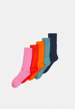 YOURTURN 5 PACK - Calze - Blue /teal/orange, Uomo