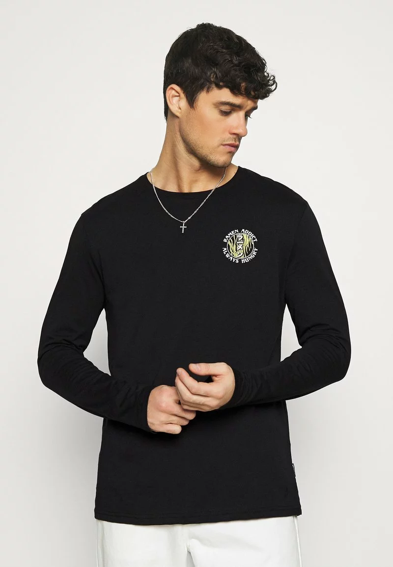 YOURTURN Unisex Maglietta A Manica Lunga - Black 3 YOURTURN Unisex Maglietta A Manica Lunga - Black