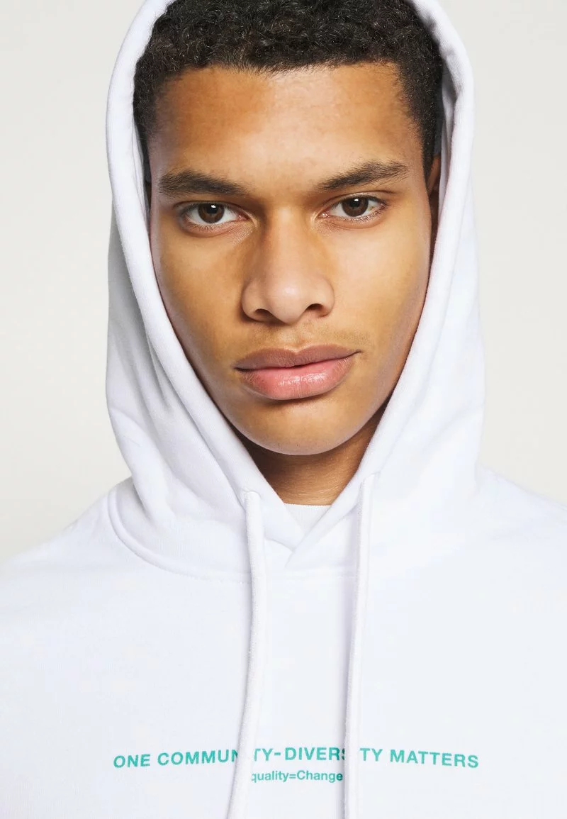 YOURTURN UNISEX - Felpa Con Cappuccio - White 6 YOURTURN UNISEX - Felpa Con Cappuccio - White - immagine 4