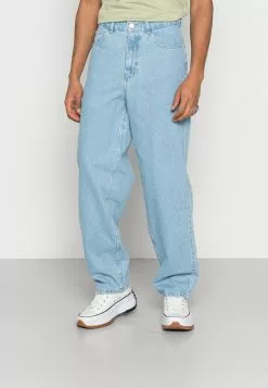 YOURTURN UNISEX BAGGY CARPENTER DENIM - Jeans Baggy - Light Blue Denim