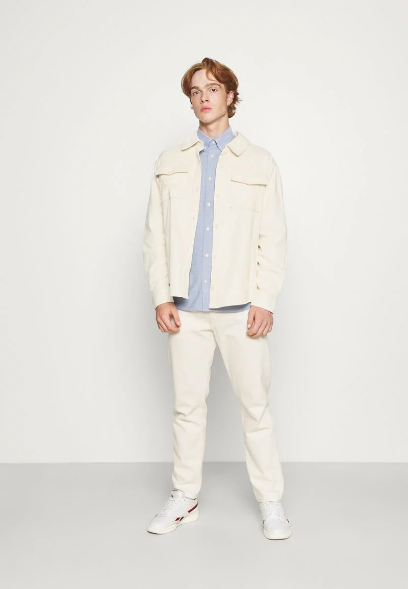 YOURTURN CORDUROY OVERSHIRT UNISEX - Giacca Leggera - Off-white 4 YOURTURN CORDUROY OVERSHIRT UNISEX - Giacca Leggera - Off-white - immagine 2